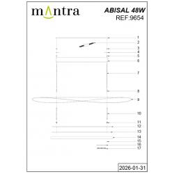 ABISAL * LÁMPARA LED 48W