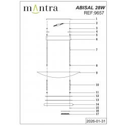 ABISAL * LAMPARA LED 28W