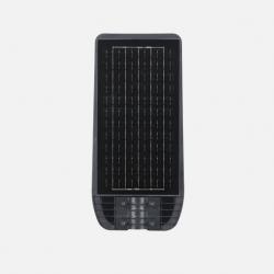 Farola Led Solar Bazan 200w 6500k Gris 2890lm Ip65 C/mando Y Sensor Movimiento Y Crepuscular 50x24x6cm