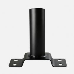 Soporte Pared Farola Bazan Negro 15x4,8x4,8cm