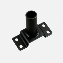 Soporte Pared Farola Bazan Negro 15x4,8x4,8cm