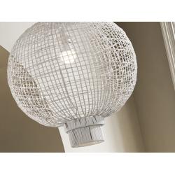 MUNA- LAMPARA RATAN BLANCO D50