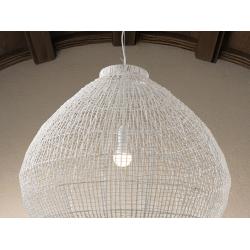MUNA- LAMPARA RATAN BLANCO D70