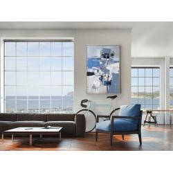 PAISAJE AZUL- ACRILICO 83X123
