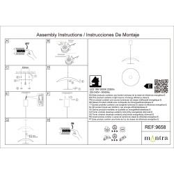 ABISAL * COLGANTE LED 1L 18W CCT 2700-5700K