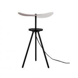 ABISAL * SOBREMESA LED 12W - PEQUEÑA Madera oscura CCT 2700-5700K