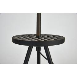 ABISAL * SOBREMESA LED 12W - GRANDE Madera oscura CCT 2700-5700K