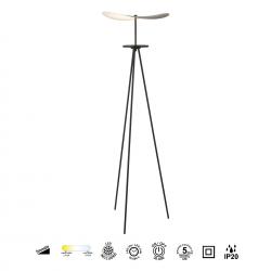 ABISAL * PIE SALON LED 18W Madera oscura CCT 2700-5700K