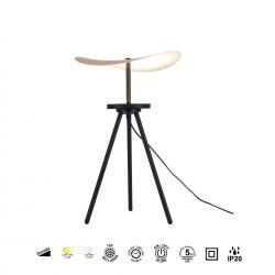 ABISAL * SOBREMESA LED 12W CCT 2700-5700K- DIMABLE Madera natural