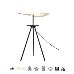 ABISAL * SOBREMESA LED 12W CCT 2700-5700K- DIMABLE Madera natural