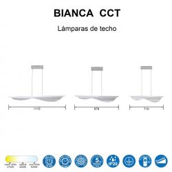 BIANCA CCT * LÁMPARA  LED GRANDE - 110 CM - 58W