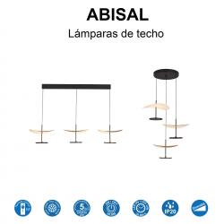 ABISAL * COLGANTE LED 3L 32W CCT 2700-5700K RF