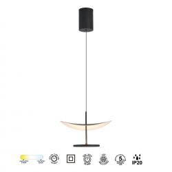 ABISAL * COLGANTE LED 1L 12W CCT 2700-5700K