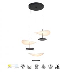ABISAL * COLGANTE LED 3L 32W CCT 2700-5700K RF