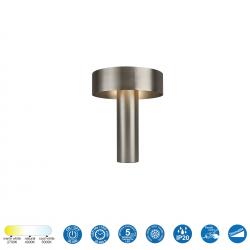 DORICA * SOBREMESA LED 20W CCT 2700-5000K - NIQUEL SATINADO