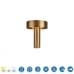 DORICA * SOBREMESA LED 20W CCT 2700-5000K - ORO SATINADO