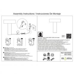 DORICA * SOBREMESA LED 20W CCT 2700-5000K - ORO SATINADO