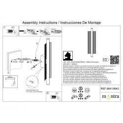 VELA * Aplique LED 10W CCT 2700K-4000K-5000K W145mm ORO