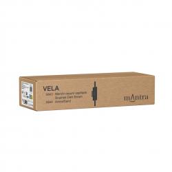 VELA * Aplique LED 10W CCT 2700K-4000K-5000K W150mm Marrón oscuro cepillado