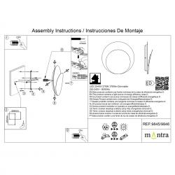 ASTRA * Aplique LED 28W 2700K TRIAC