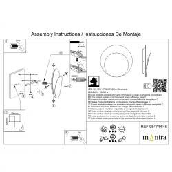 ASTRA * Aplique LED 48W 2700K TRIAC