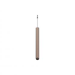 ATHENA * COLGANTE LED 10W 2700K Marrón oscuro cepillado