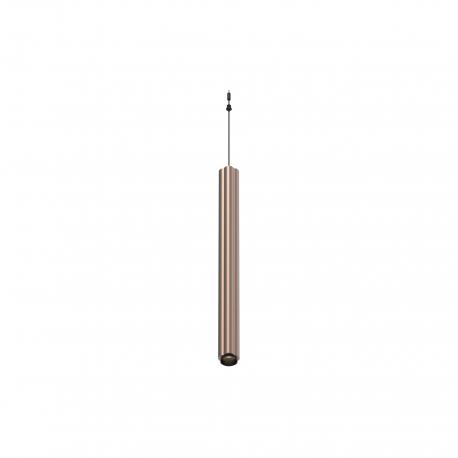 ATHENA * COLGANTE LED 10W 2700K Marrón oscuro cepillado