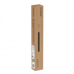 ATHENA * COLGANTE LED 10W 2700K Marrón oscuro cepillado