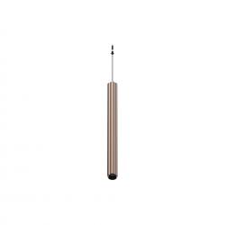 ATHENA * COLGANTE LED 10W 2700K Marrón oscuro cepillado