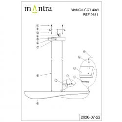 BIANCA CCT * COLGANTE LED PEQUEÑO