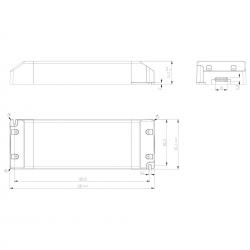MODULAR LIGHT *  DRIVER 24V 150W TRIAC SP150-24VLT