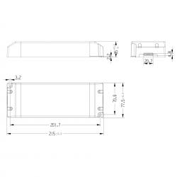 MODULAR LIGHT * DRIVER 24V 200W TRIAC SP200-24VLT