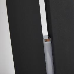 ***DES***MANHATTAN* PIE DE SALON 200CM NEGRO VER. CCT -- 9193