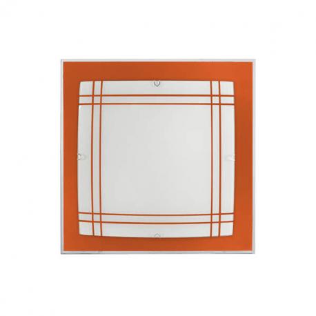Plafon Amet Naranja 2xe27 (32x32x6) - Imagen 1