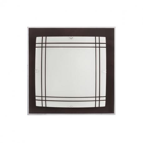 Plafon Amet Wengue 2xe27 (32x32x6) - Imagen 1