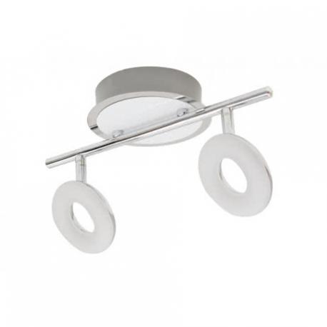 Regleta Foco Led Namibia Cromo Smd 10w 900lm 17x30 - Imagen 1