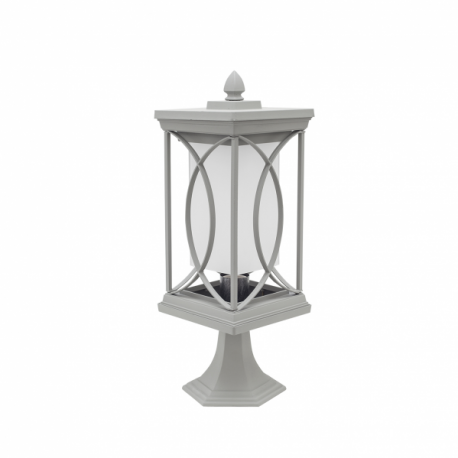 Sobremuro Peq. Exterior Garden 1xe27 Plata 39x16d - Imagen 1