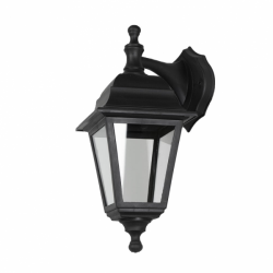 Aplique Exterior Albahaca 1xe27 Negro Ip44 Policarbonato 35x15x19,7 Cm - Imagen 4