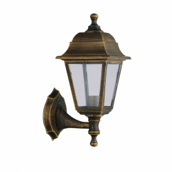 Aplique Exterior Albahaca 1xe27 Oro Viejo Ip44 Policarbonato 35x15x19,7 Cm - Imagen 1