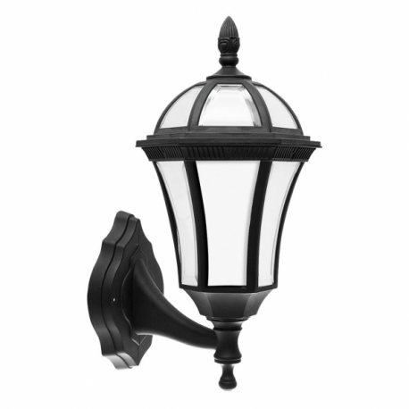 Aplique Exterior Comino 1xe27 Negro Ip44 Policarbonato 41,1x17x6x23,8 Cm - Imagen 1