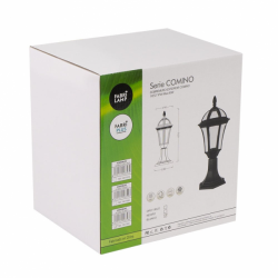 Sobremuro Exterior Comino 1xe27 Oro Viejo Ip44 Policarbonato 47,6x17,6x17,6 Cm - Imagen 2
