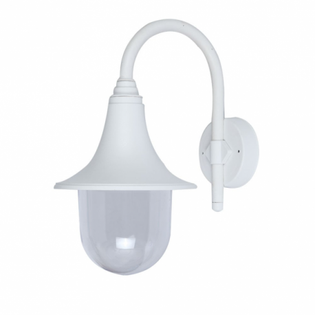 Aplique Exterior Hinojo 1xe27 Blanco Ip44 Policarbonato 40,8x21,7x32,6 Cm - Imagen 1