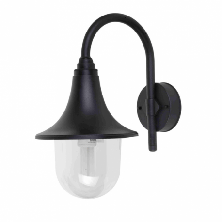 Aplique Exterior Hinojo 1xe27 Negro Ip44 Policarbonato 40,8x21,7x32,6 Cm - Imagen 1