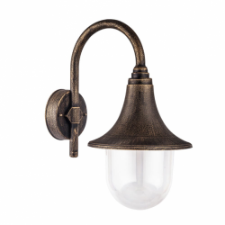 Aplique Exterior Hinojo 1xe27 Oro Viejo Ip44 Policarbonato 40,8x21,7x32,6 Cm - Imagen 1