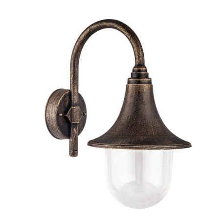 Aplique Exterior Hinojo 1xe27 Oro Viejo Ip44 Policarbonato 40,8x21,7x32,6 Cm - Imagen 1