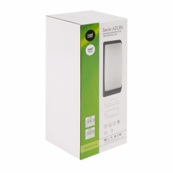Aplique Exterior Azuki 1xe27 Negro Ip65 Policarbonato   12,9x32x13 Cm - Imagen 2