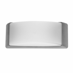 Aplique Exterior Azuki 1xe27 Gris Ip65 Policarbonato   12,9x32x13 Cm - Imagen 1