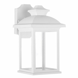 Aplique Exterior Alcandia 1xe27 Blanco Ip44policarbonato 31x17x22,3 Cm - Imagen 1