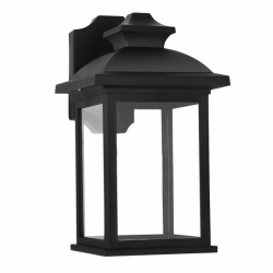 Aplique Exterior Alcandia 1xe27 Negro Ip44policarbonato 31x17x22,3 Cm - Imagen 1