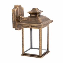 Aplique Exterior Alcandia 1xe27 Oro Viejo Ip44policarbonato 31x17x22,3 Cm - Imagen 1